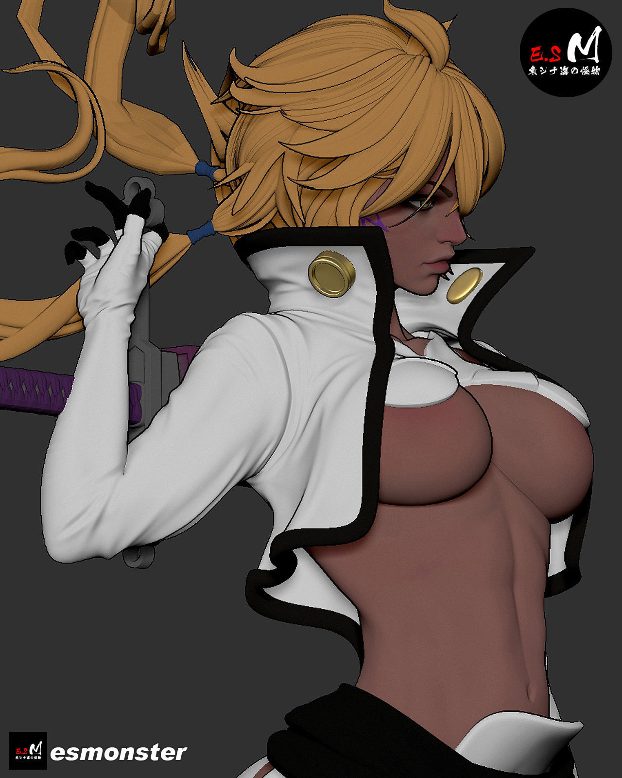 BLEACH Tear Halibel 3D print model_60