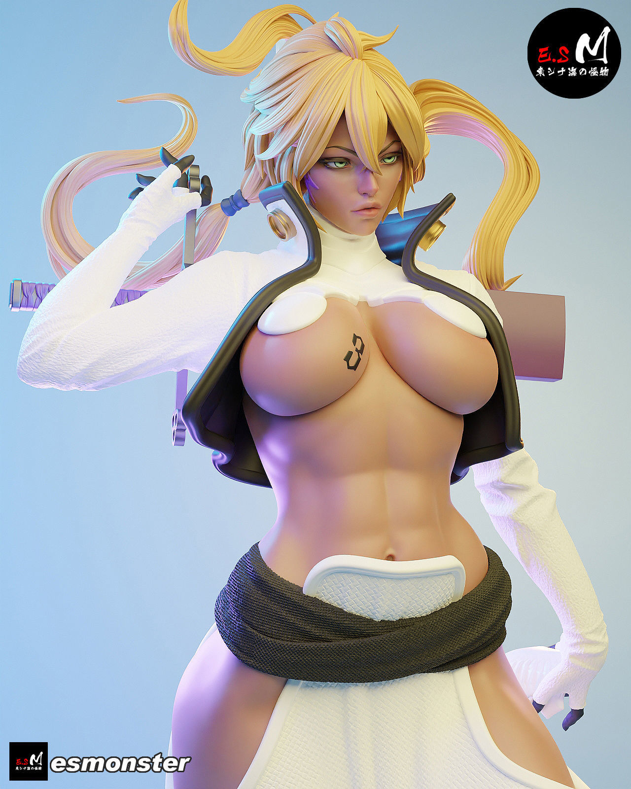 BLEACH Tear Halibel 3D print model_38