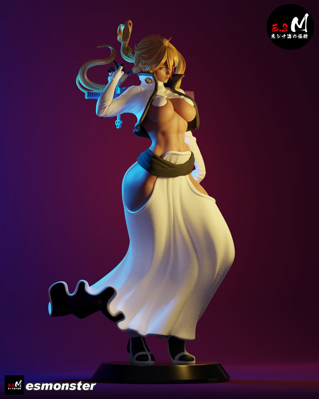 BLEACH Tear Halibel 3D print model_11