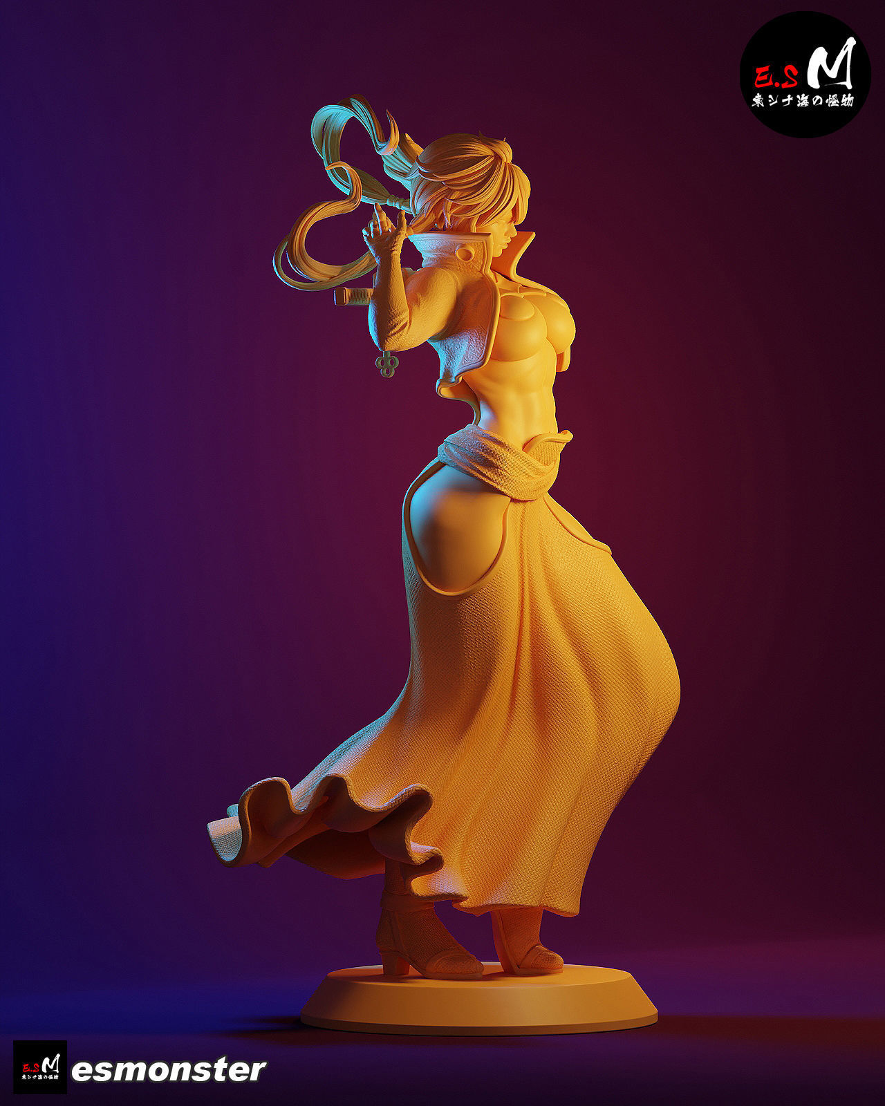 BLEACH Tear Halibel 3D print model_45