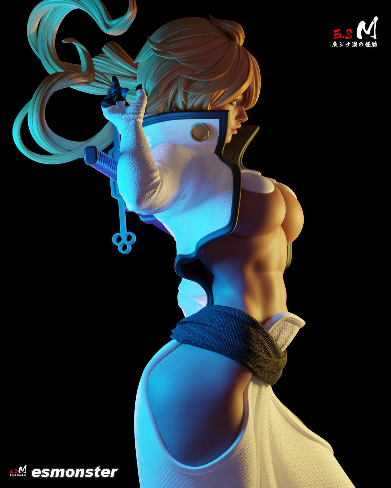 BLEACH Tear Halibel 3D print model_33