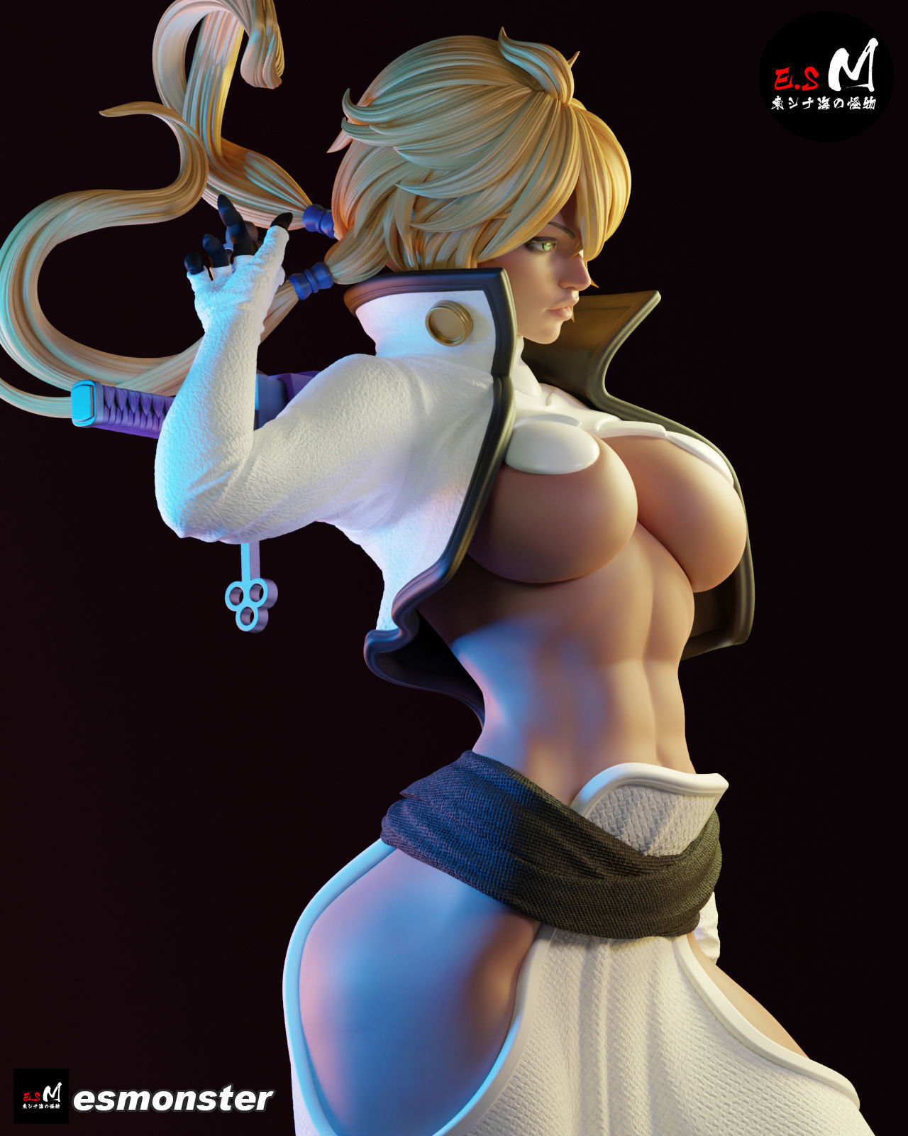 BLEACH Tear Halibel 3D print model_17