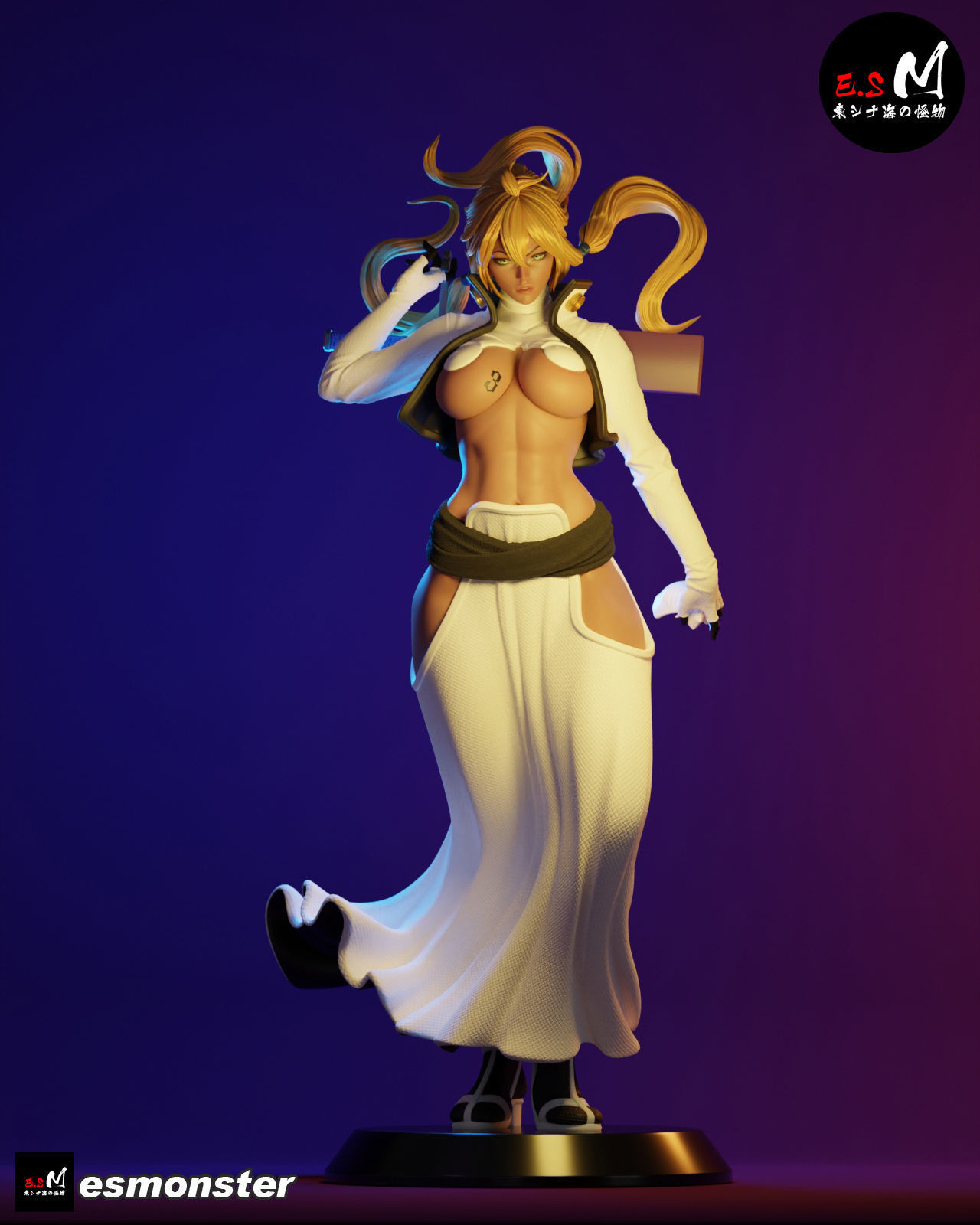 BLEACH Tear Halibel 3D print model_9