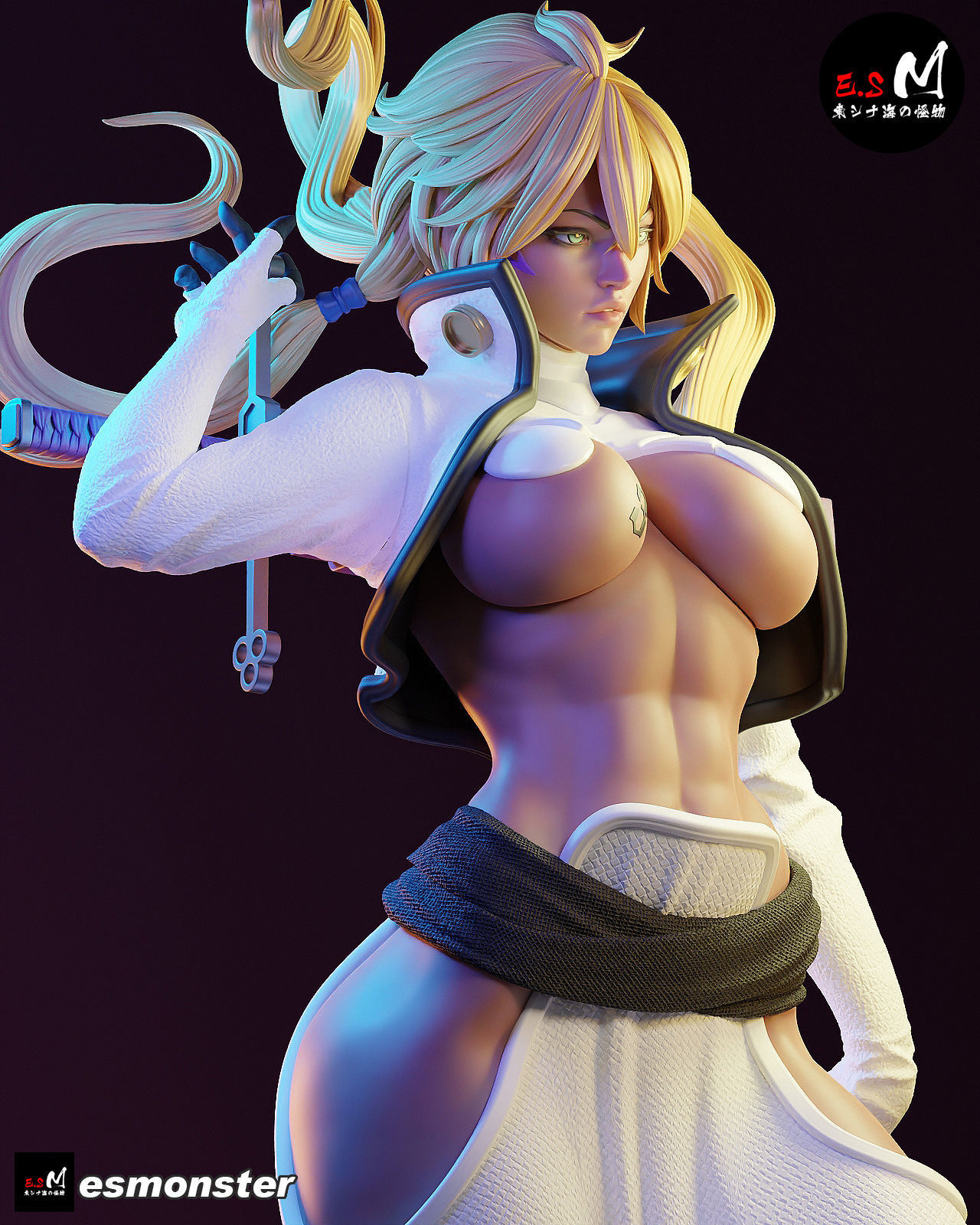 BLEACH Tear Halibel 3D print model_20