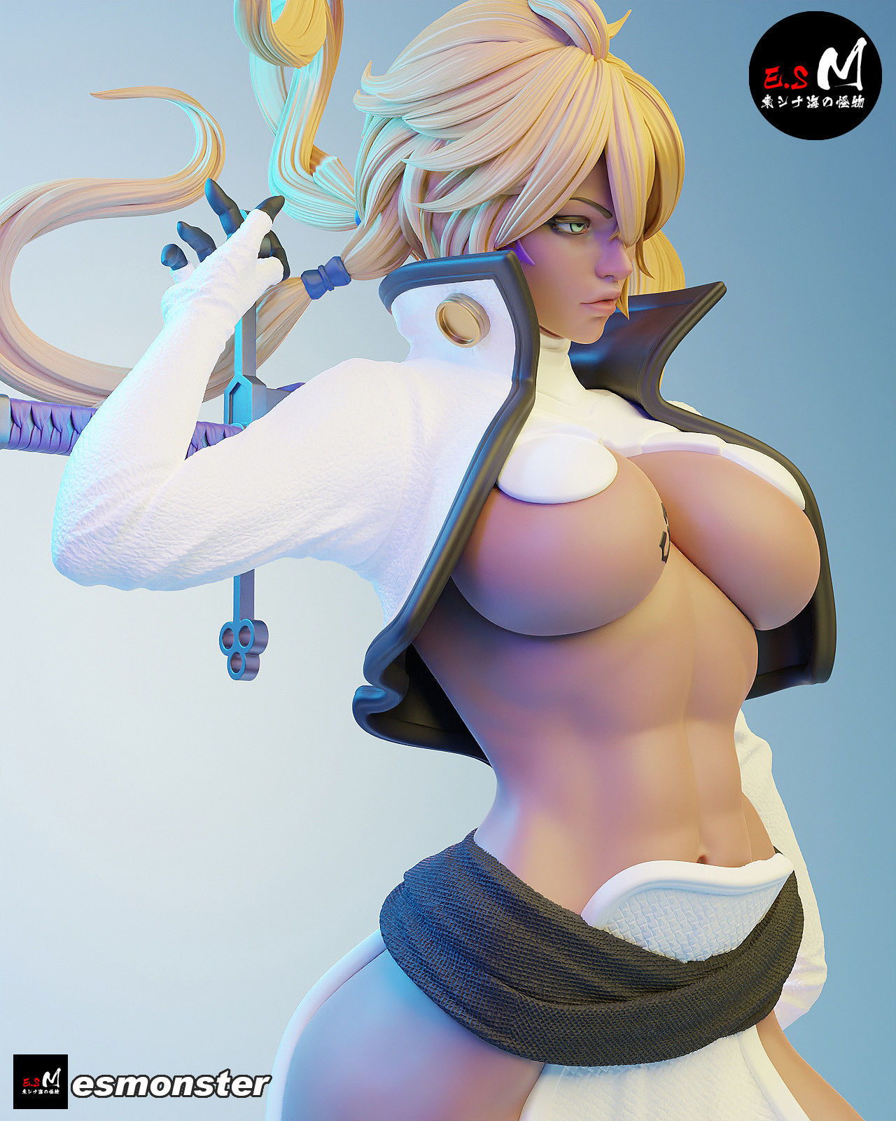 BLEACH Tear Halibel 3D print model_37