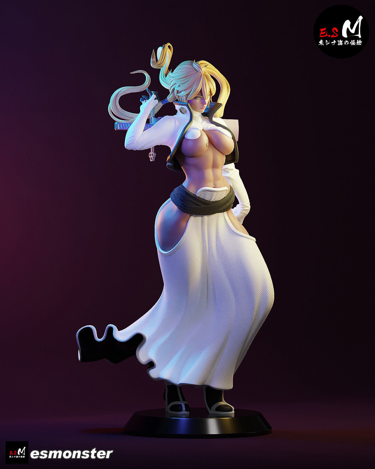 BLEACH Tear Halibel 3D print model_23