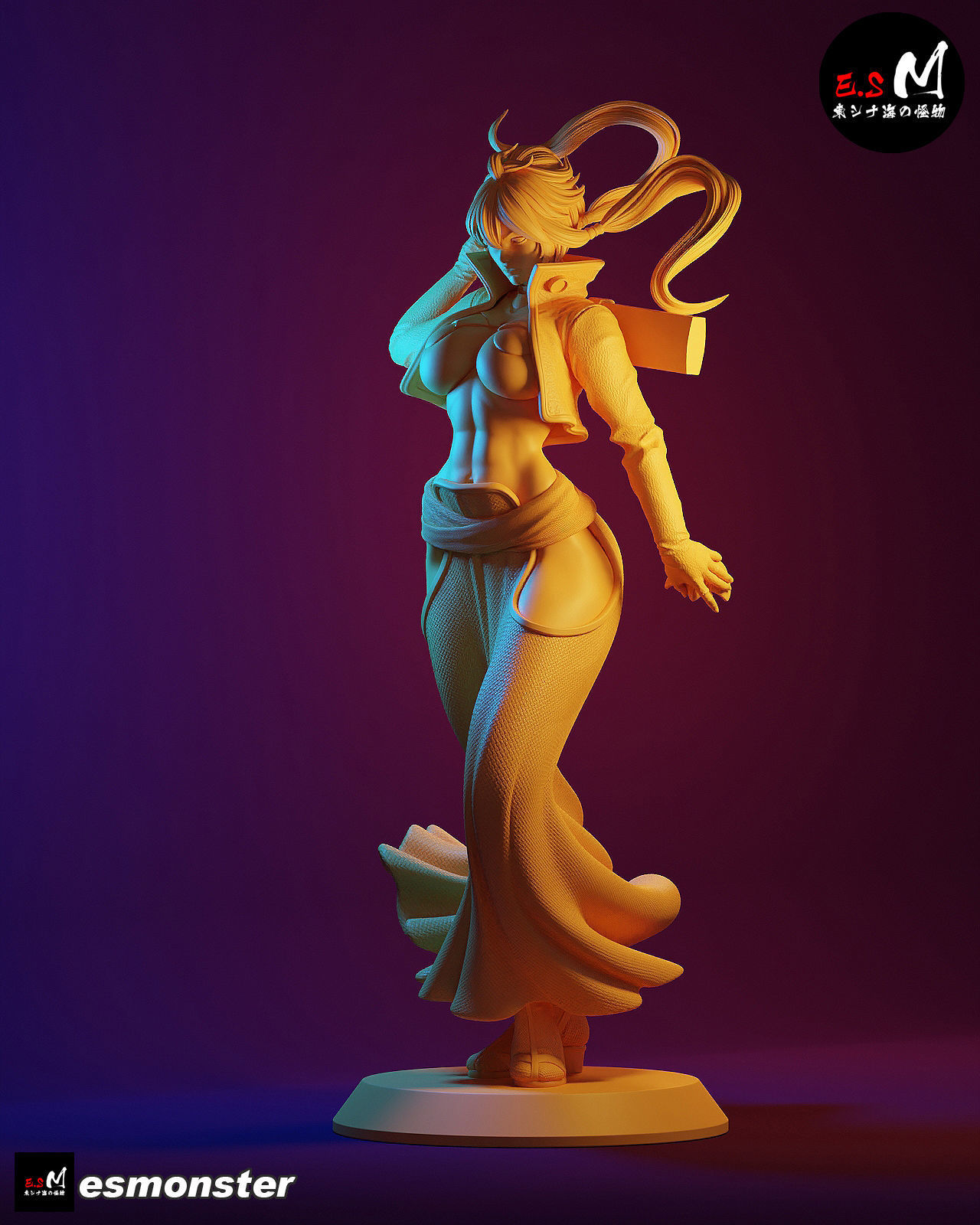 BLEACH Tear Halibel 3D print model_47