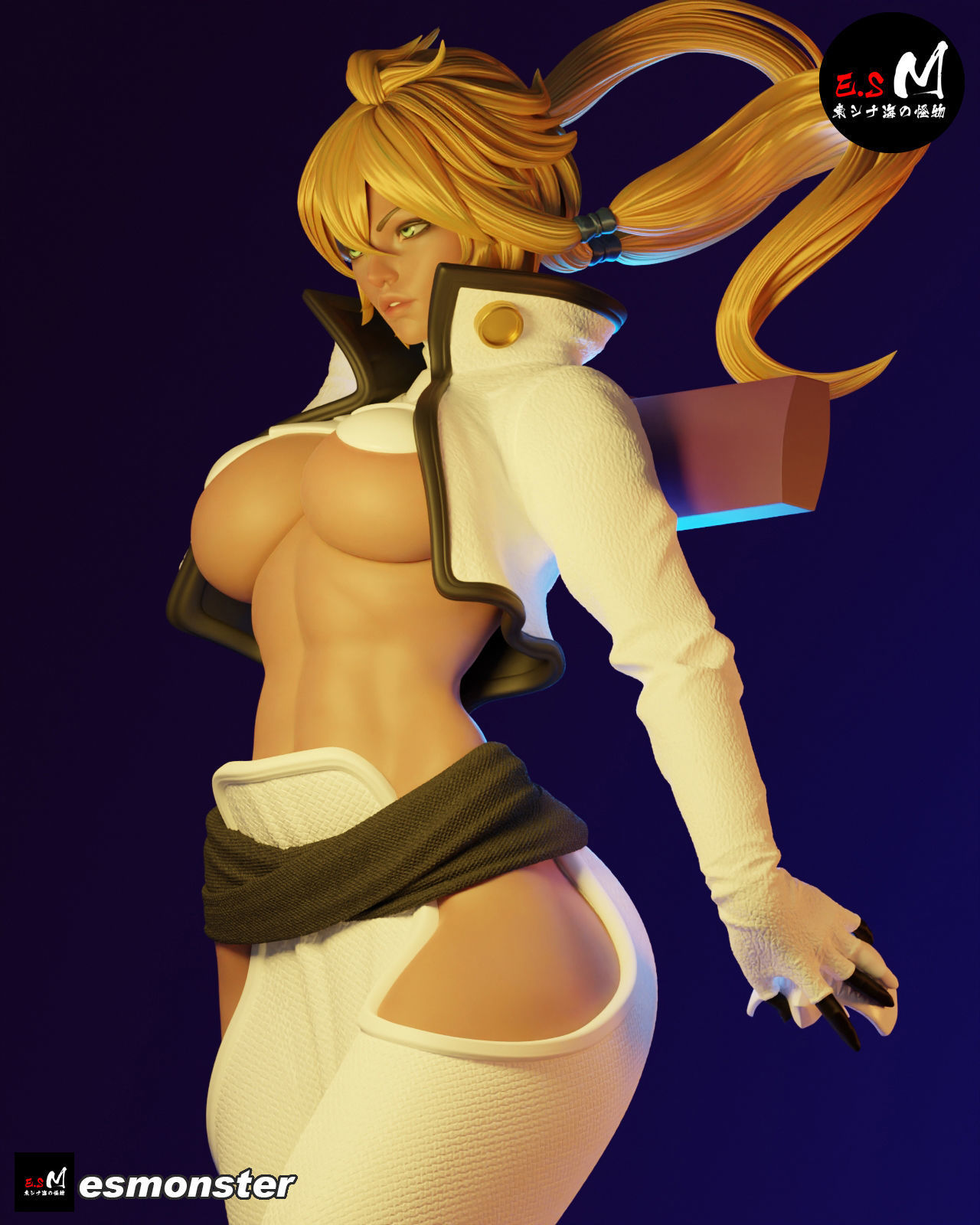 BLEACH Tear Halibel 3D print model_18