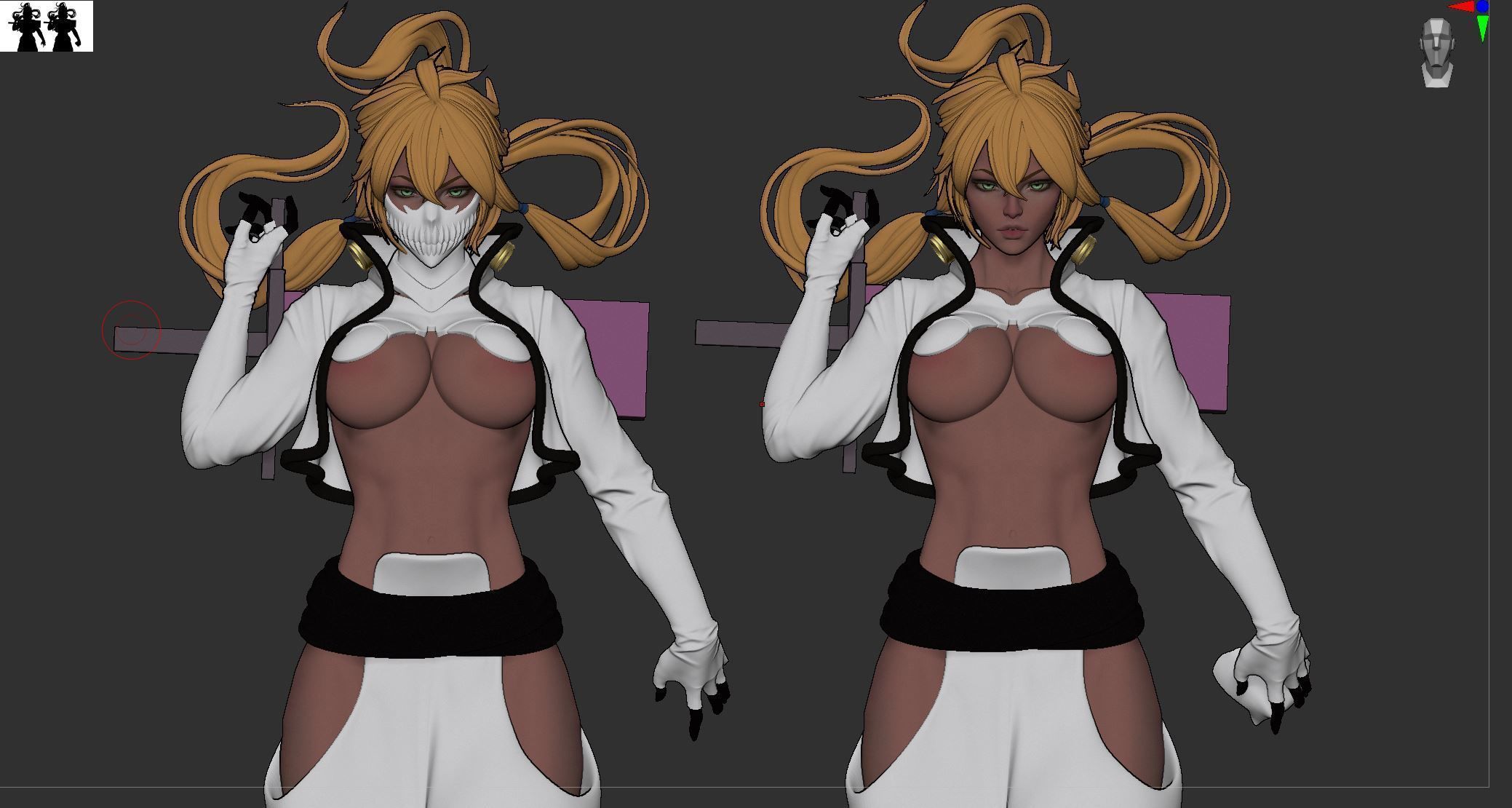 BLEACH Tear Halibel 3D print model_58