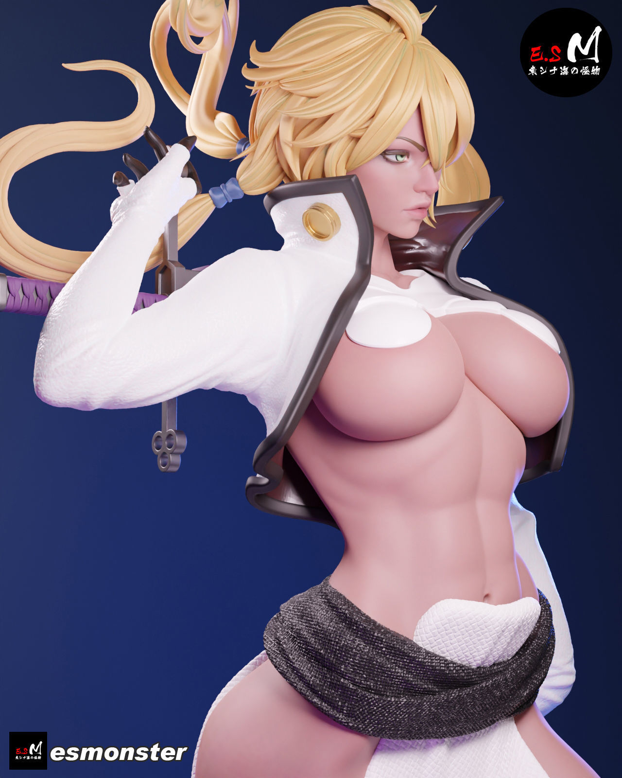 BLEACH Tear Halibel 3D print model_43