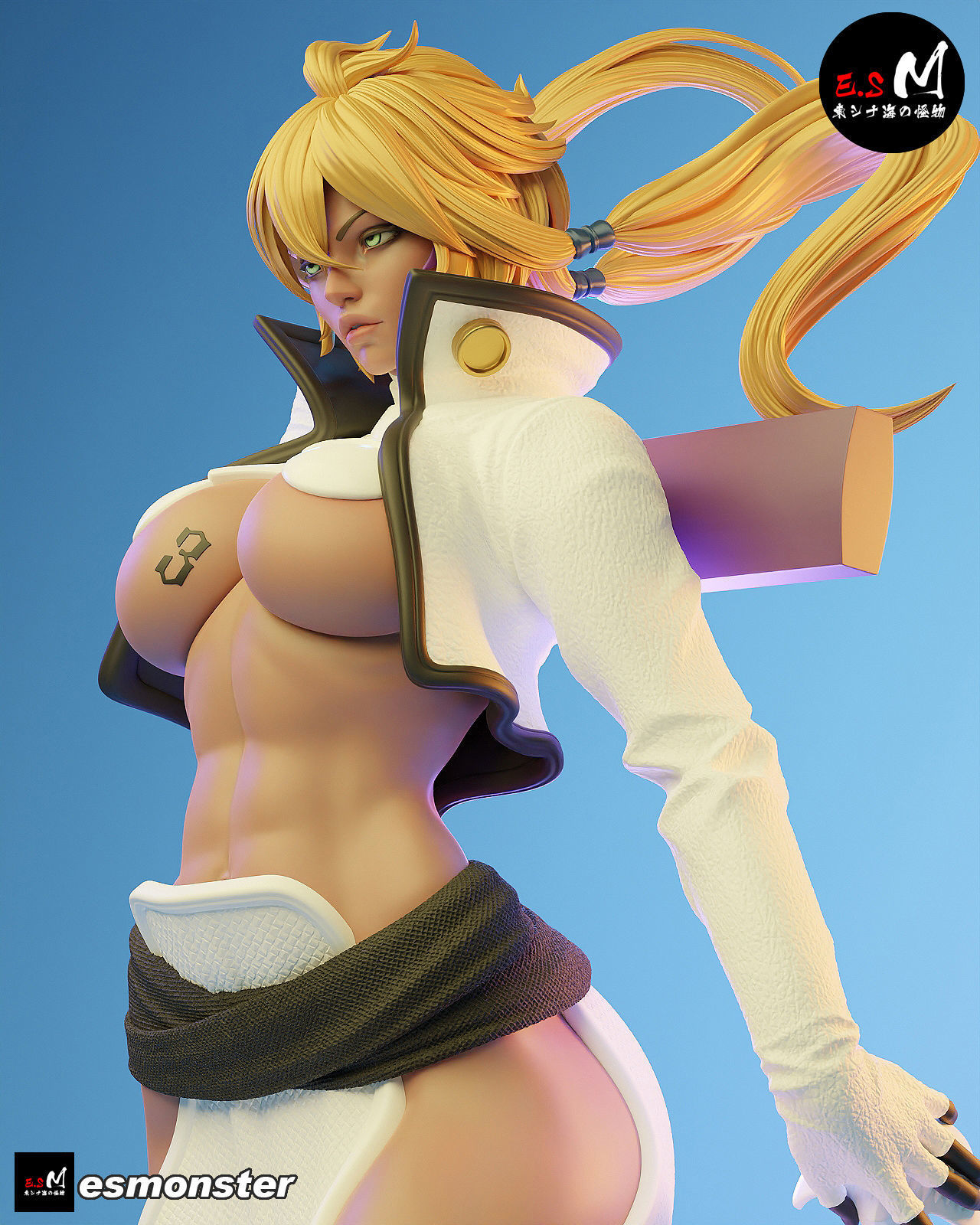 BLEACH Tear Halibel 3D print model_13
