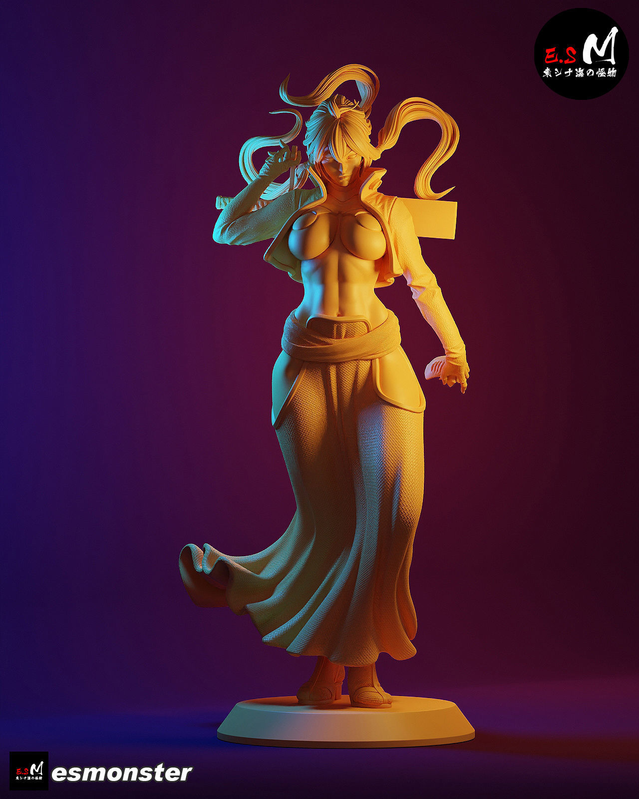 BLEACH Tear Halibel 3D print model_44