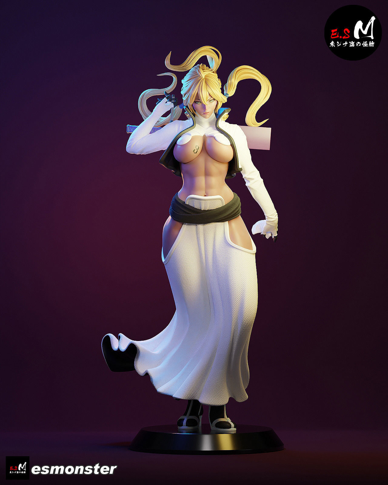 BLEACH Tear Halibel 3D print model_34