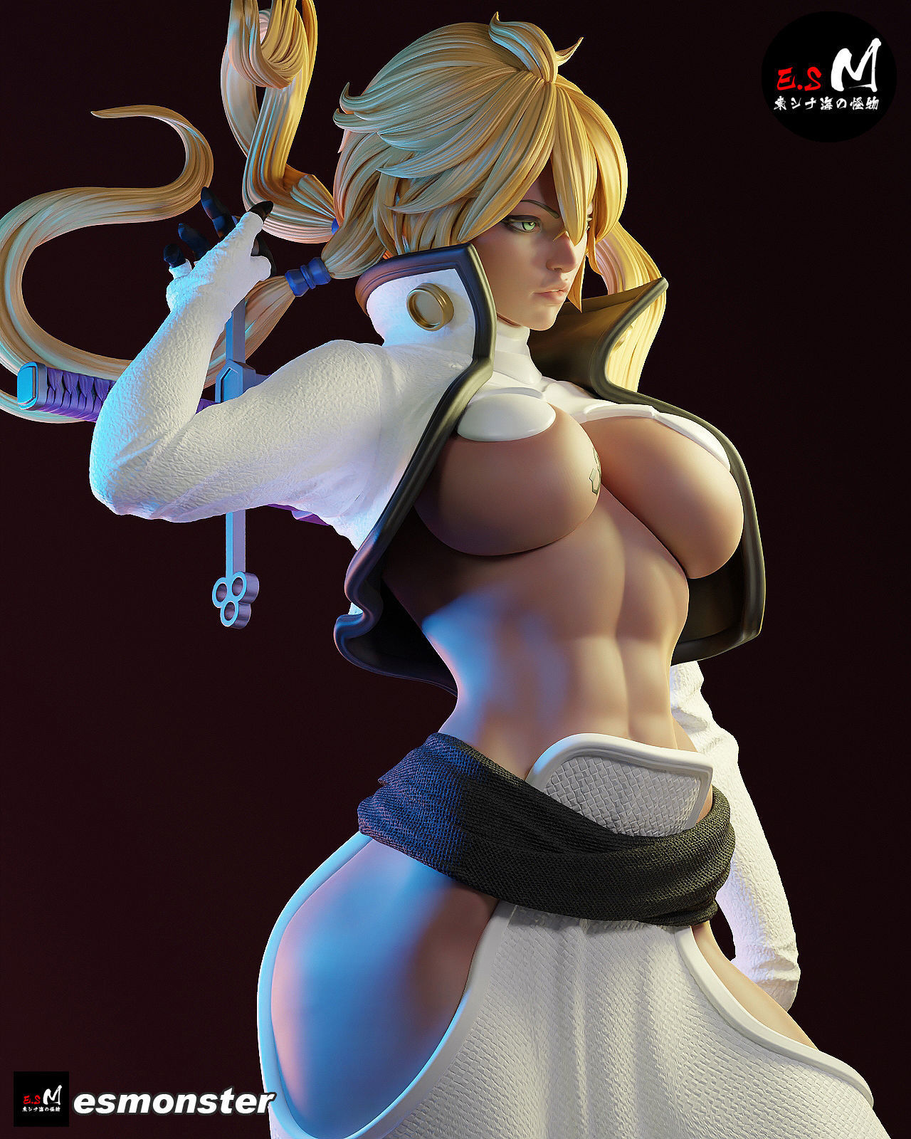 BLEACH Tear Halibel 3D print model_21