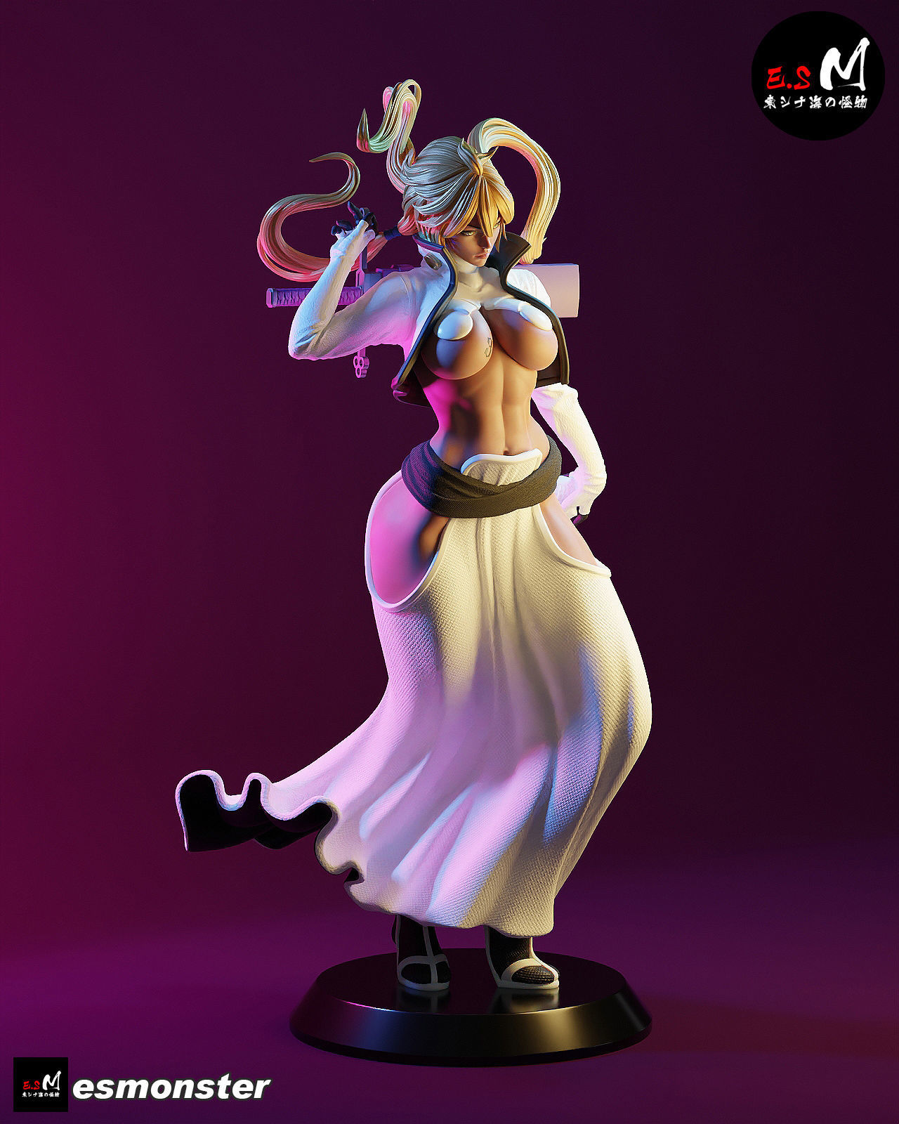 BLEACH Tear Halibel 3D print model_36