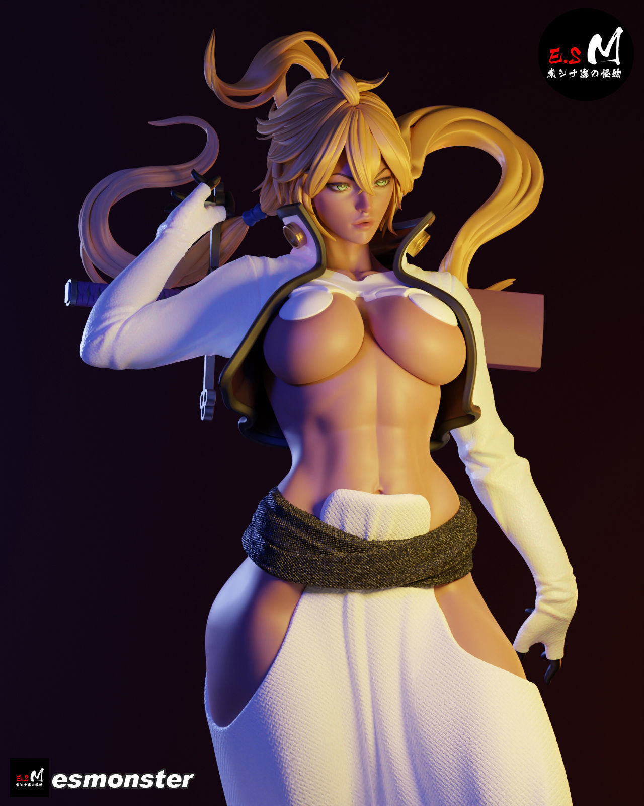 BLEACH Tear Halibel 3D print model_15