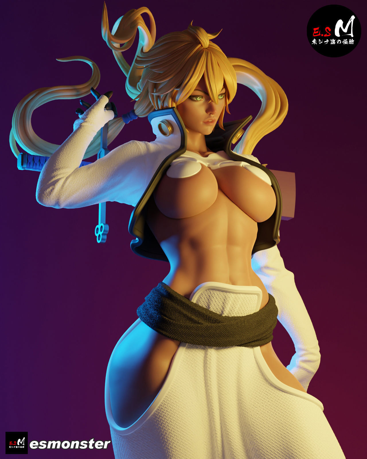 BLEACH Tear Halibel 3D print model_7