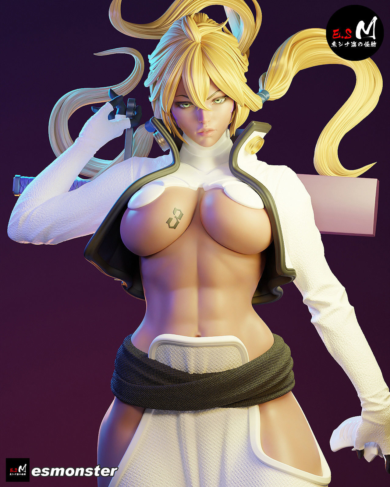 BLEACH Tear Halibel 3D print model_39