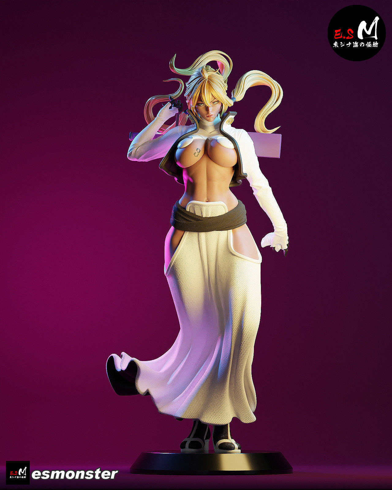 BLEACH Tear Halibel 3D print model_22