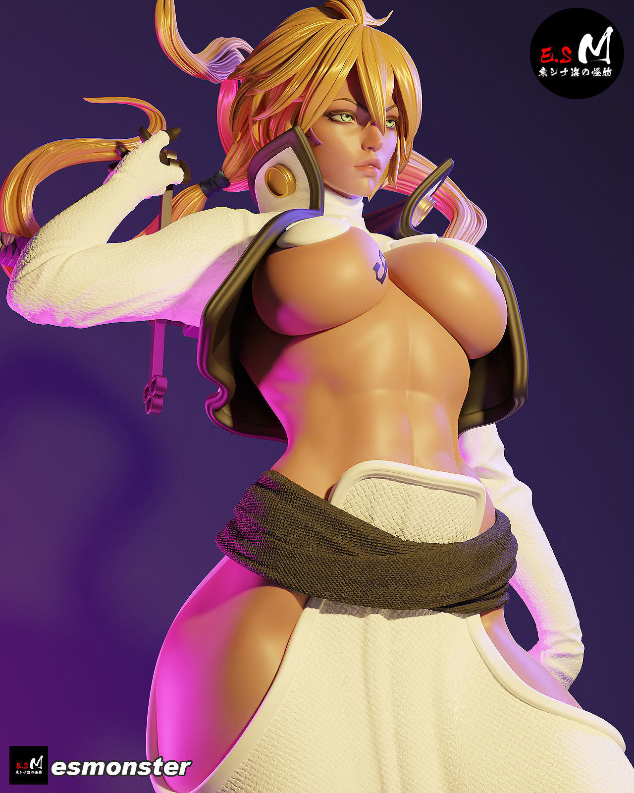 BLEACH Tear Halibel 3D print model_19