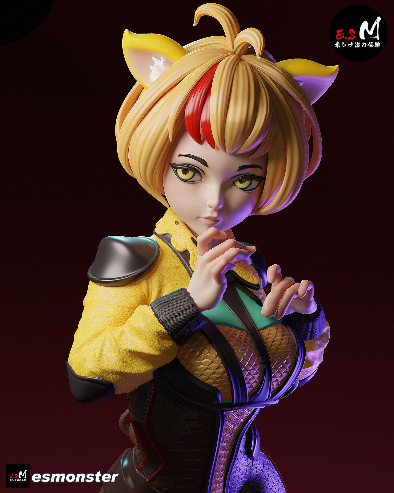 Zhu BajieORIGINAL CHARACTER BY ESM 3D print model_2
