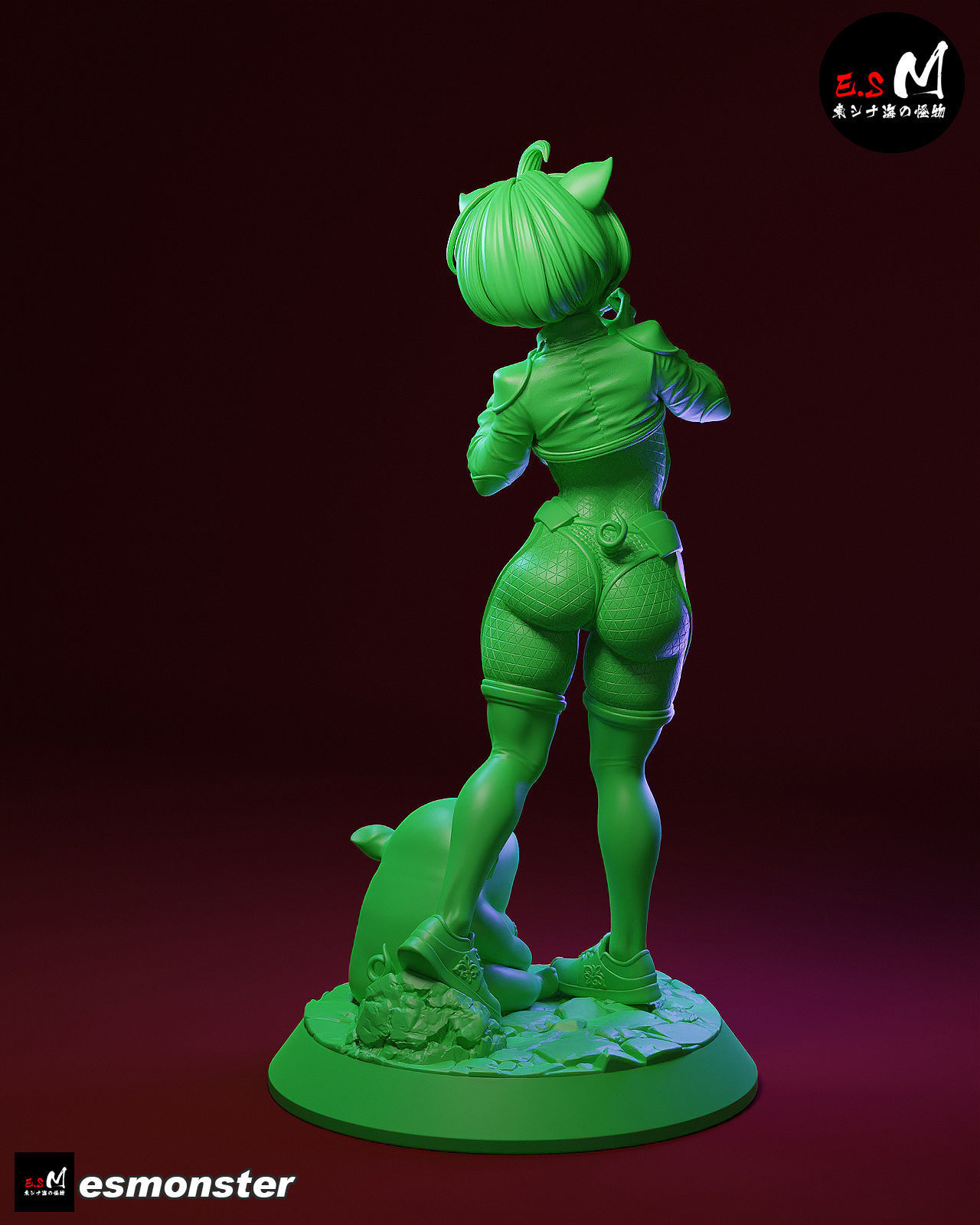 Zhu BajieORIGINAL CHARACTER BY ESM 3D print model_13