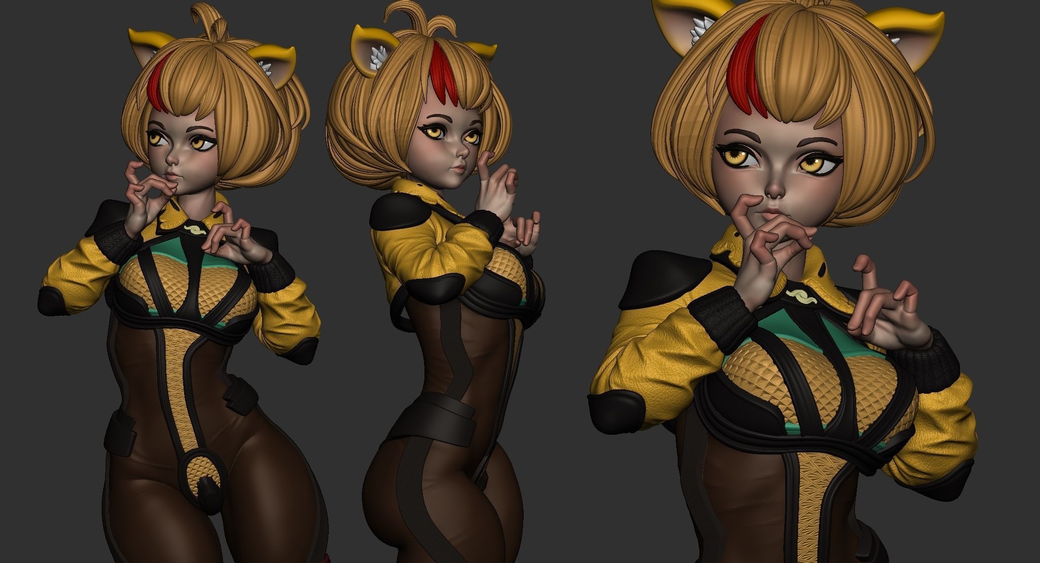 Zhu BajieORIGINAL CHARACTER BY ESM 3D print model_9