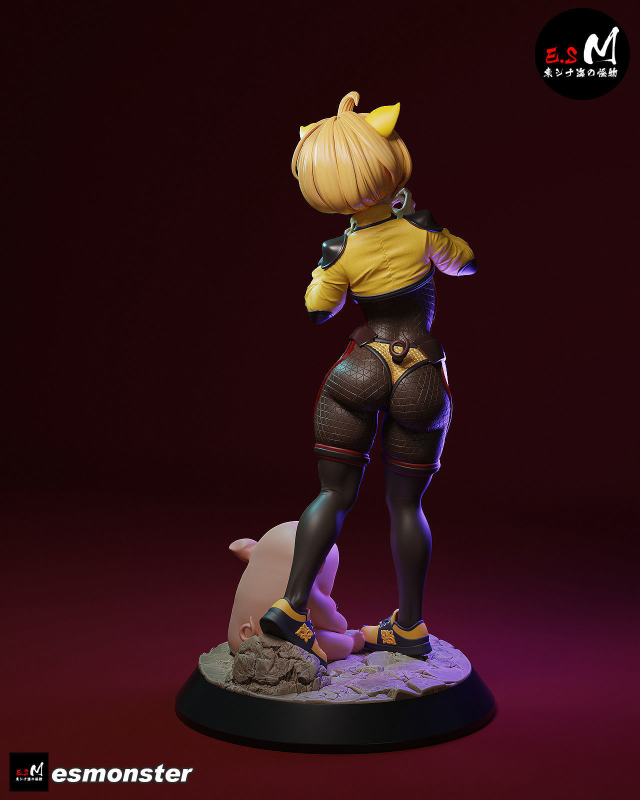 Zhu BajieORIGINAL CHARACTER BY ESM 3D print model_6