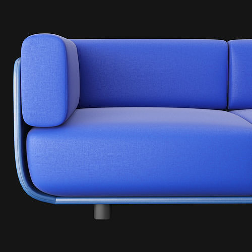 Shaal collection sofa 3D model 7
