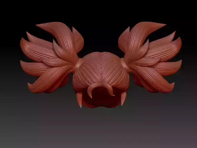 Hair sculpt 3D print model