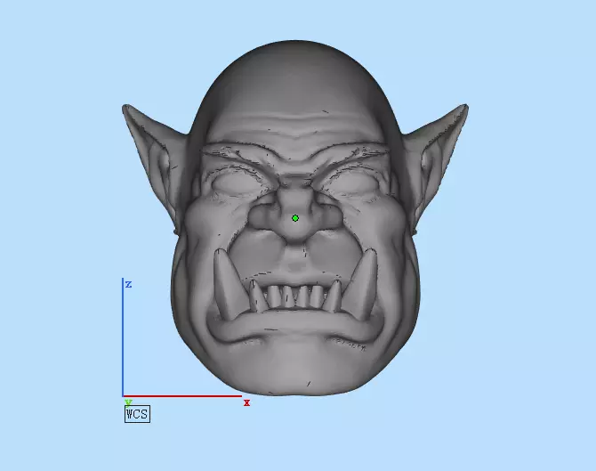 Orc head 3D print model
