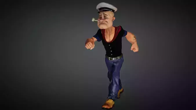 Popay High quality character full Rigged and Animated