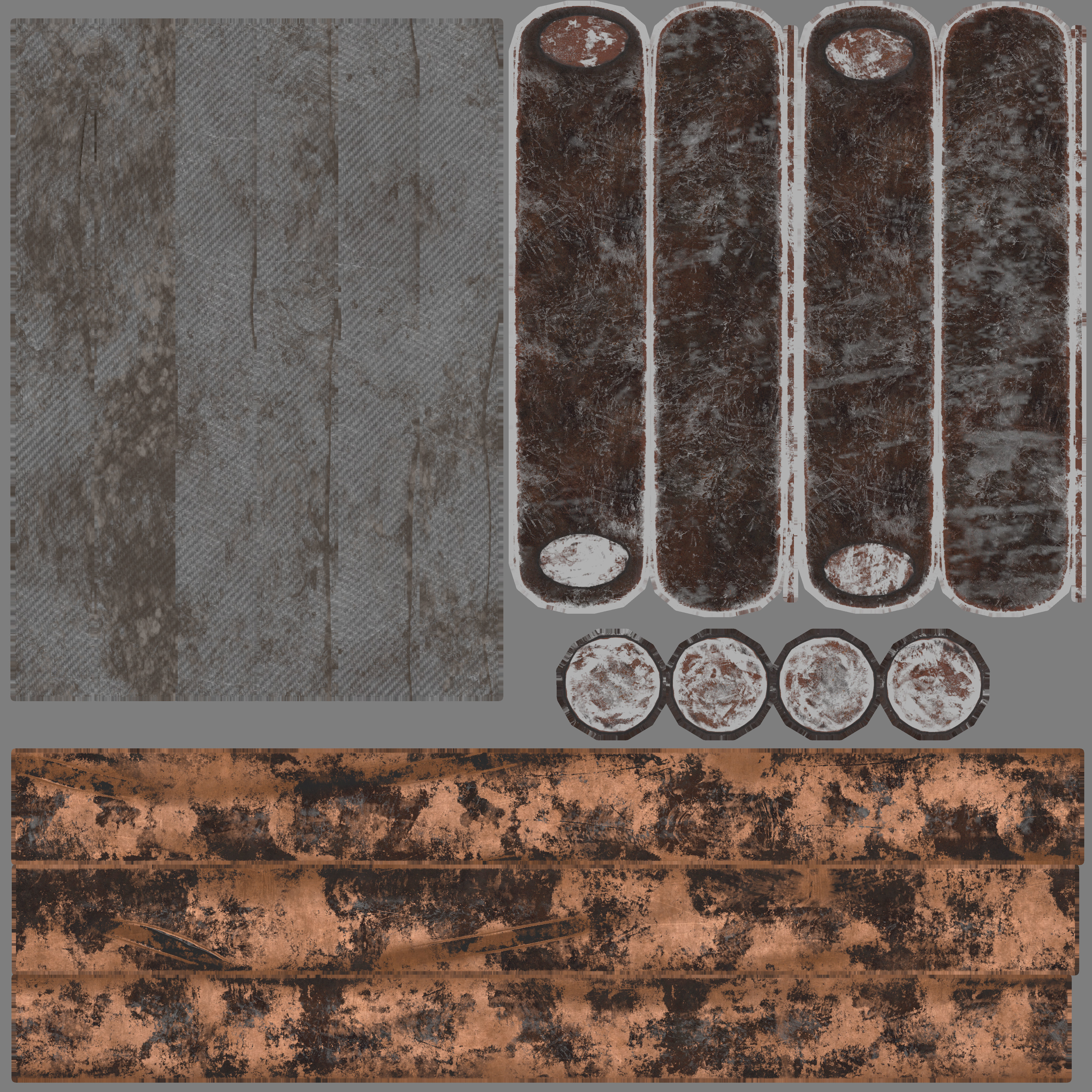 Viking Short Sword PBR Low-poly 3D model_13