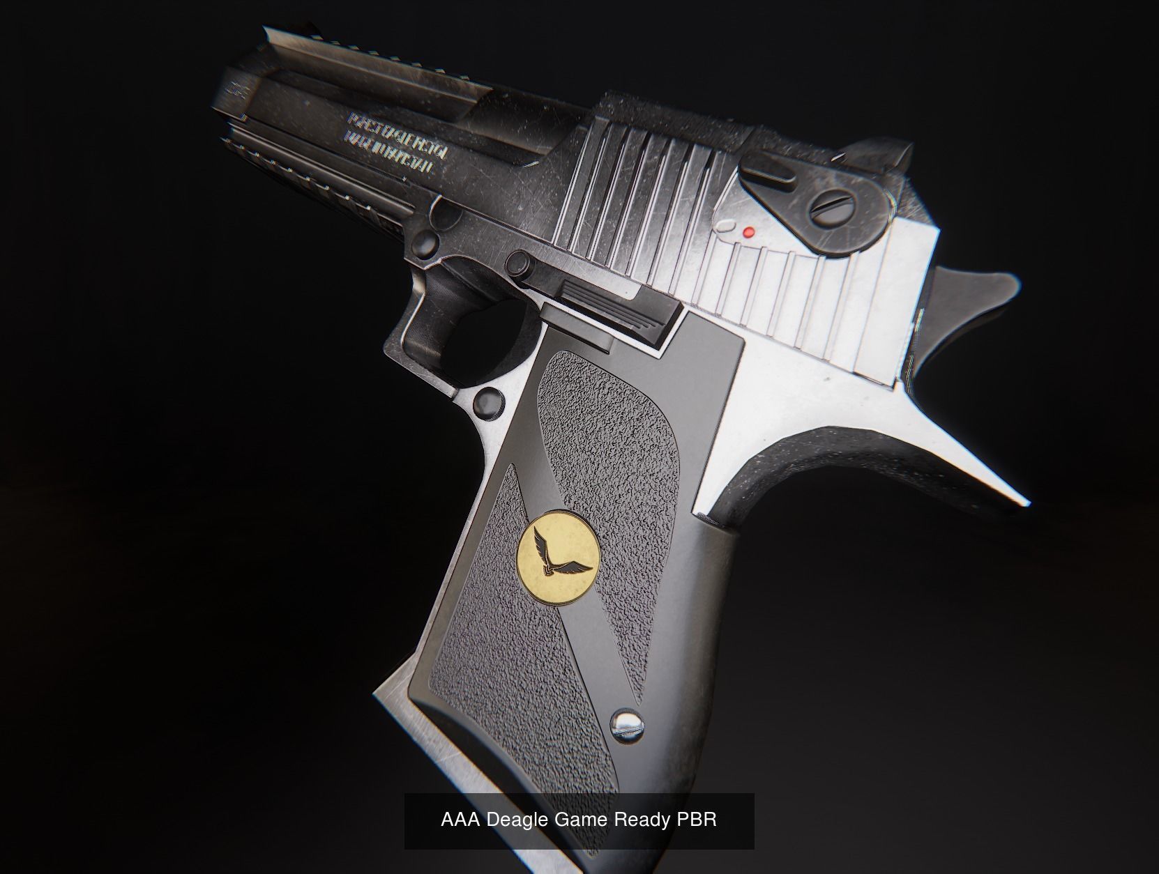 Modern AAA Pistol Pack Game Ready PBR 3D Model Collection_4
