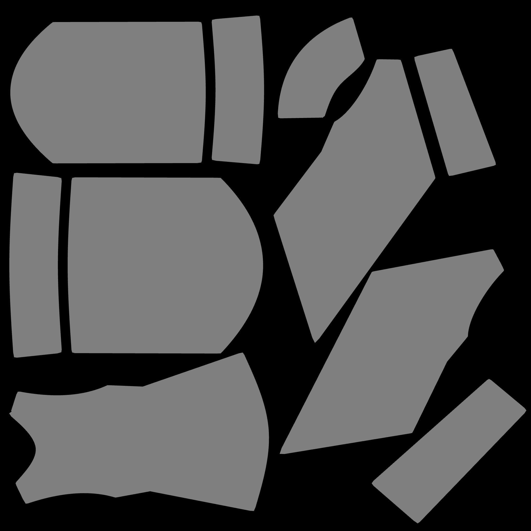 Traditional ikat pattern coat - clothing 3D model_32