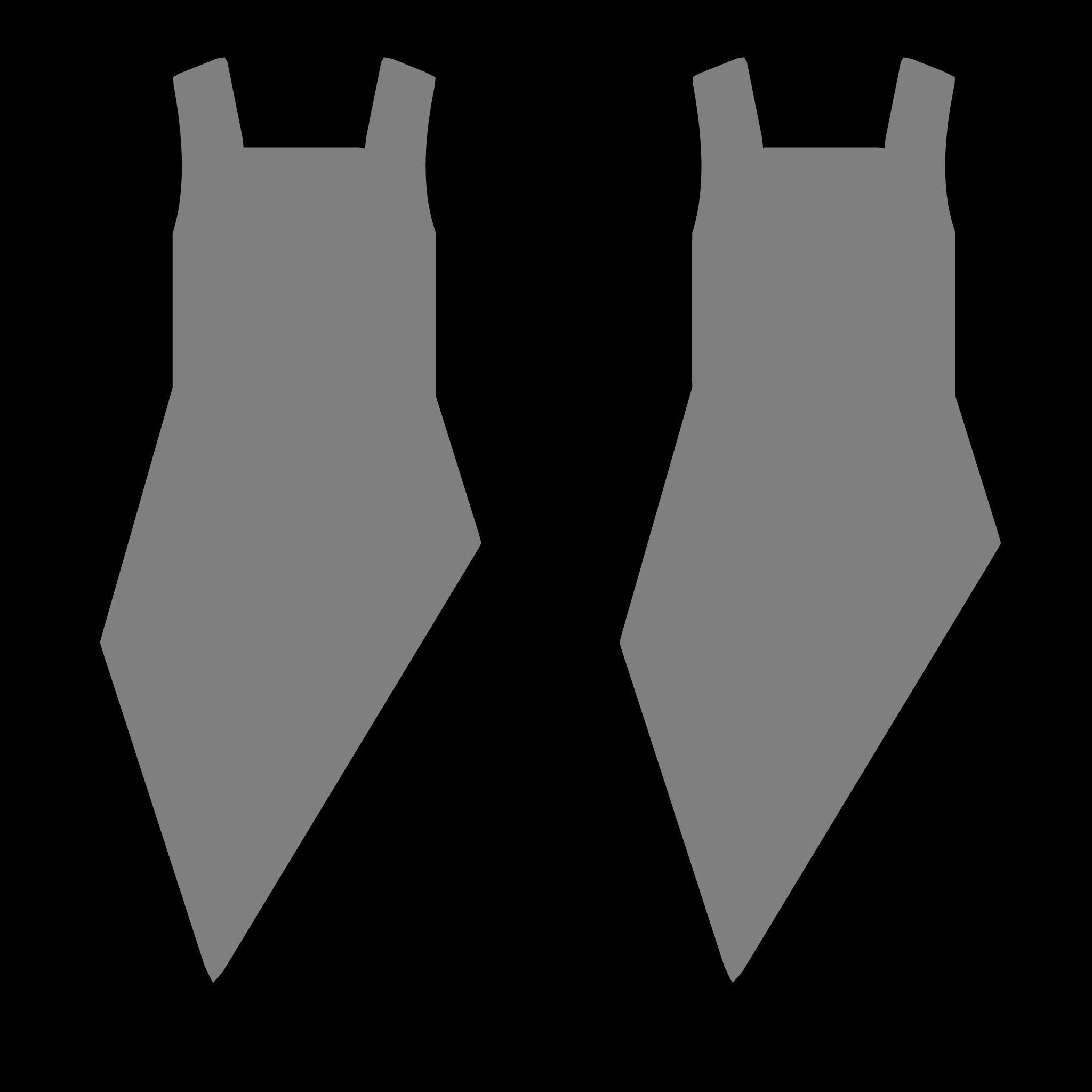 Traditional ikat pattern coat - clothing 3D model_31