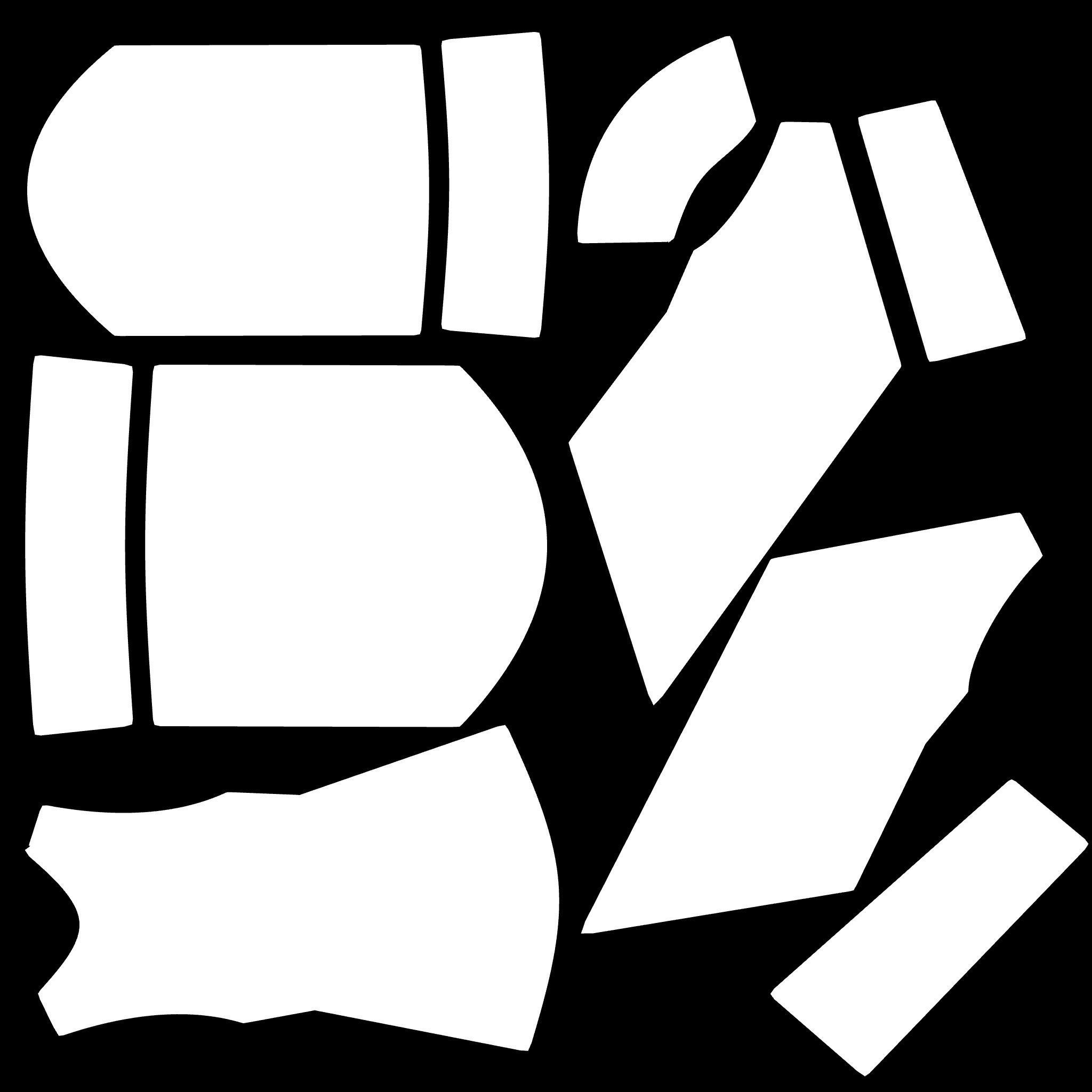 Traditional ikat pattern coat - clothing 3D model_29