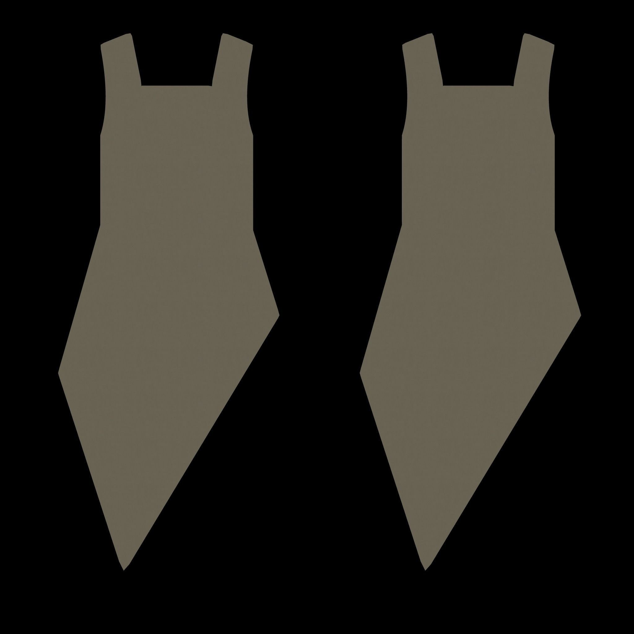 Traditional ikat pattern coat - clothing 3D model_10