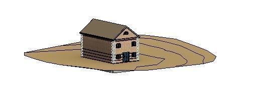 Small Apartment 3D House plan  Low-poly 3D model_14