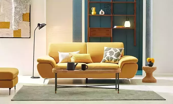 swivel fabric sofa