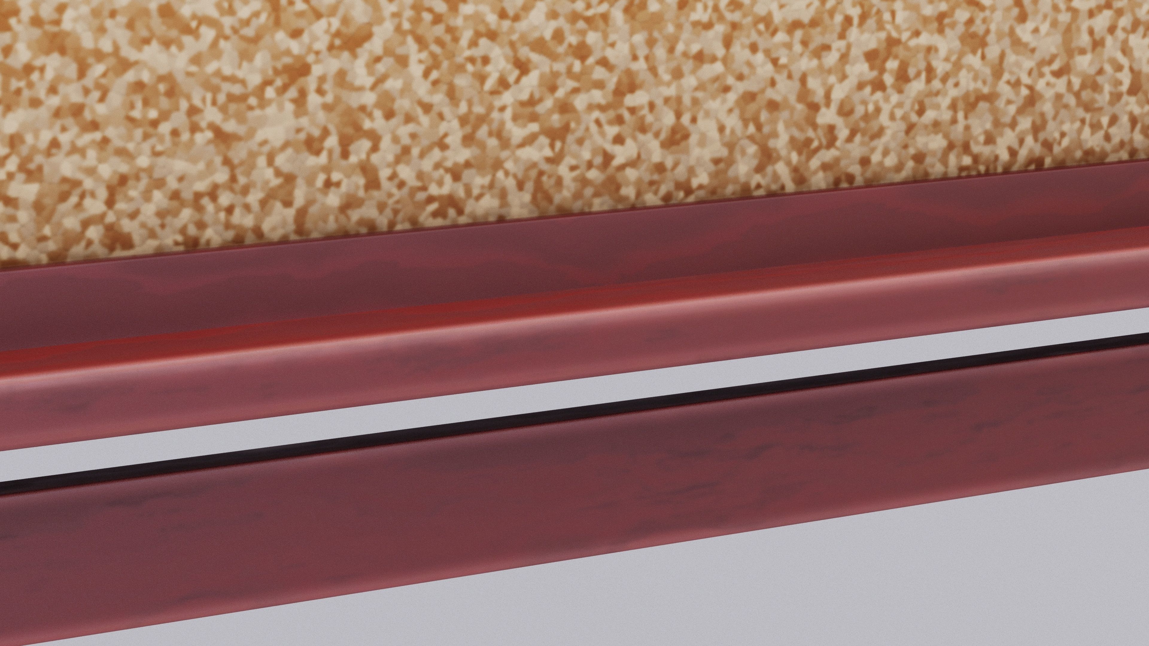 Chinese Trade Furniture Kit - 18 Pinboard Low-poly 3D model_7