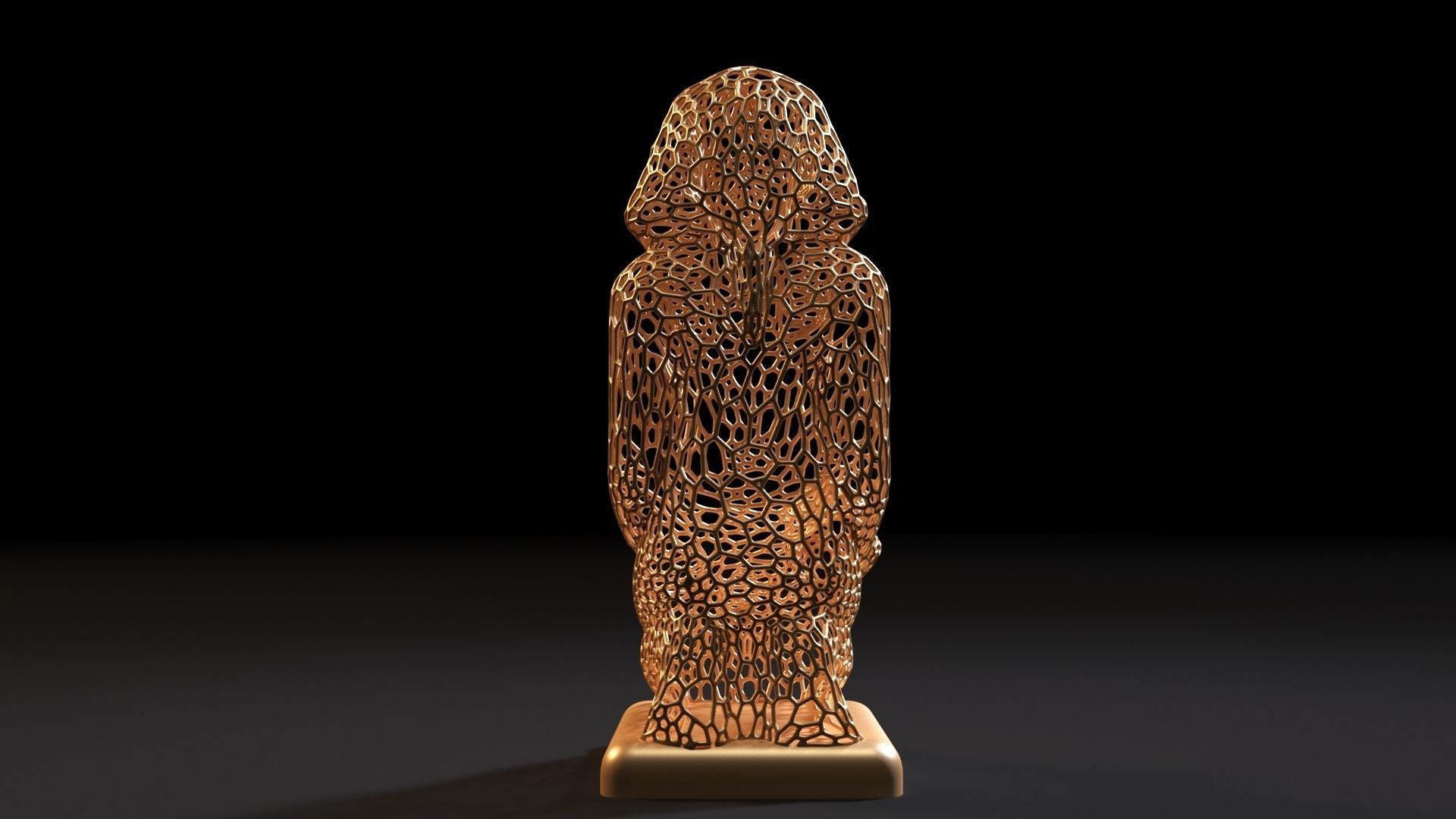 Egyptian sculpture 3D print model_4