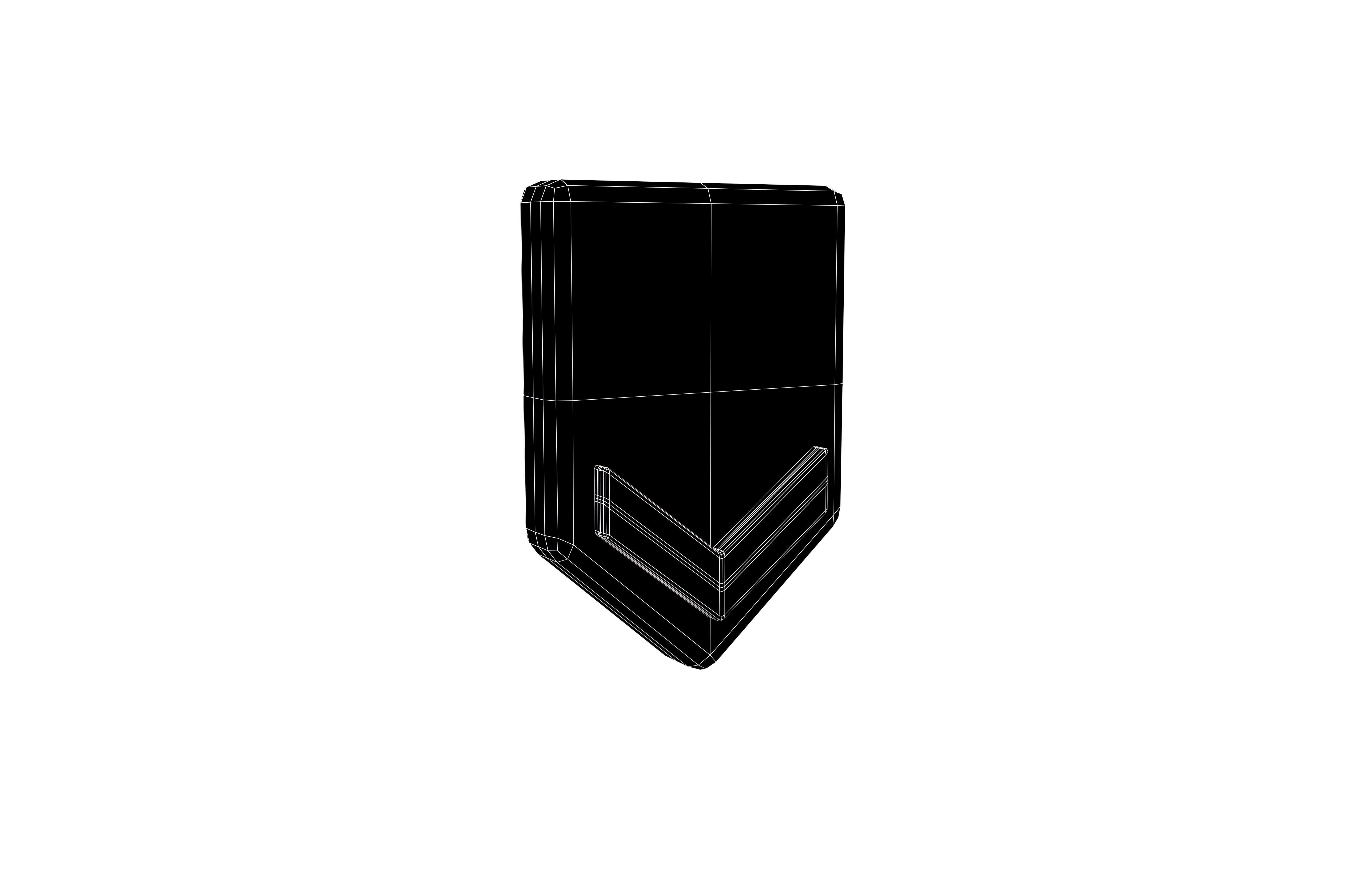Rank Medal v2 002 Low-poly 3D model_4