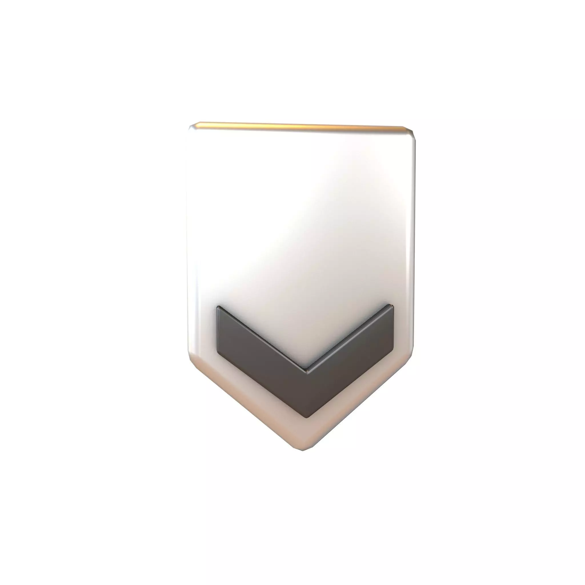 Rank Medal v2 007 Low-poly 3D model_0