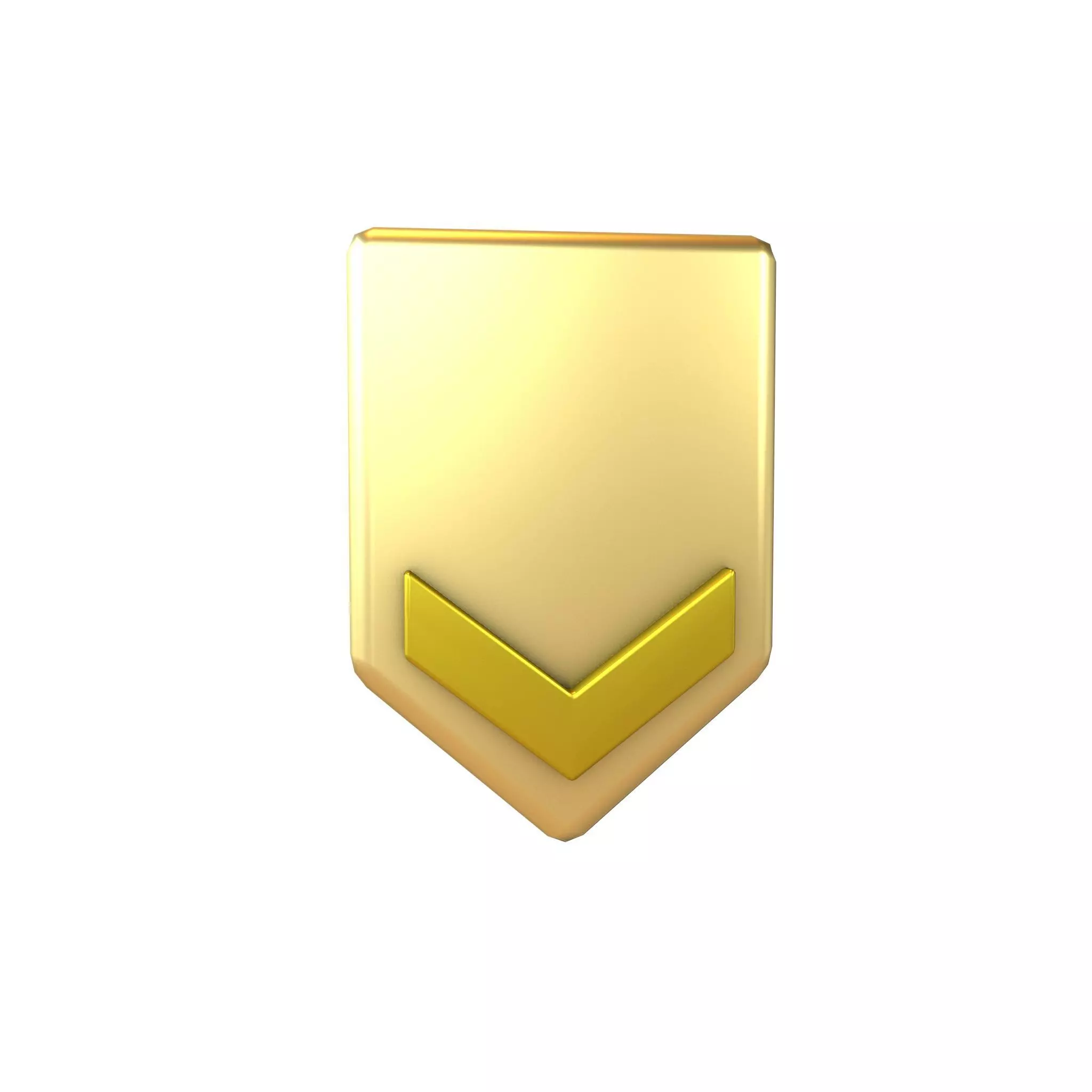 Rank Medal v2 008 Low-poly 3D model