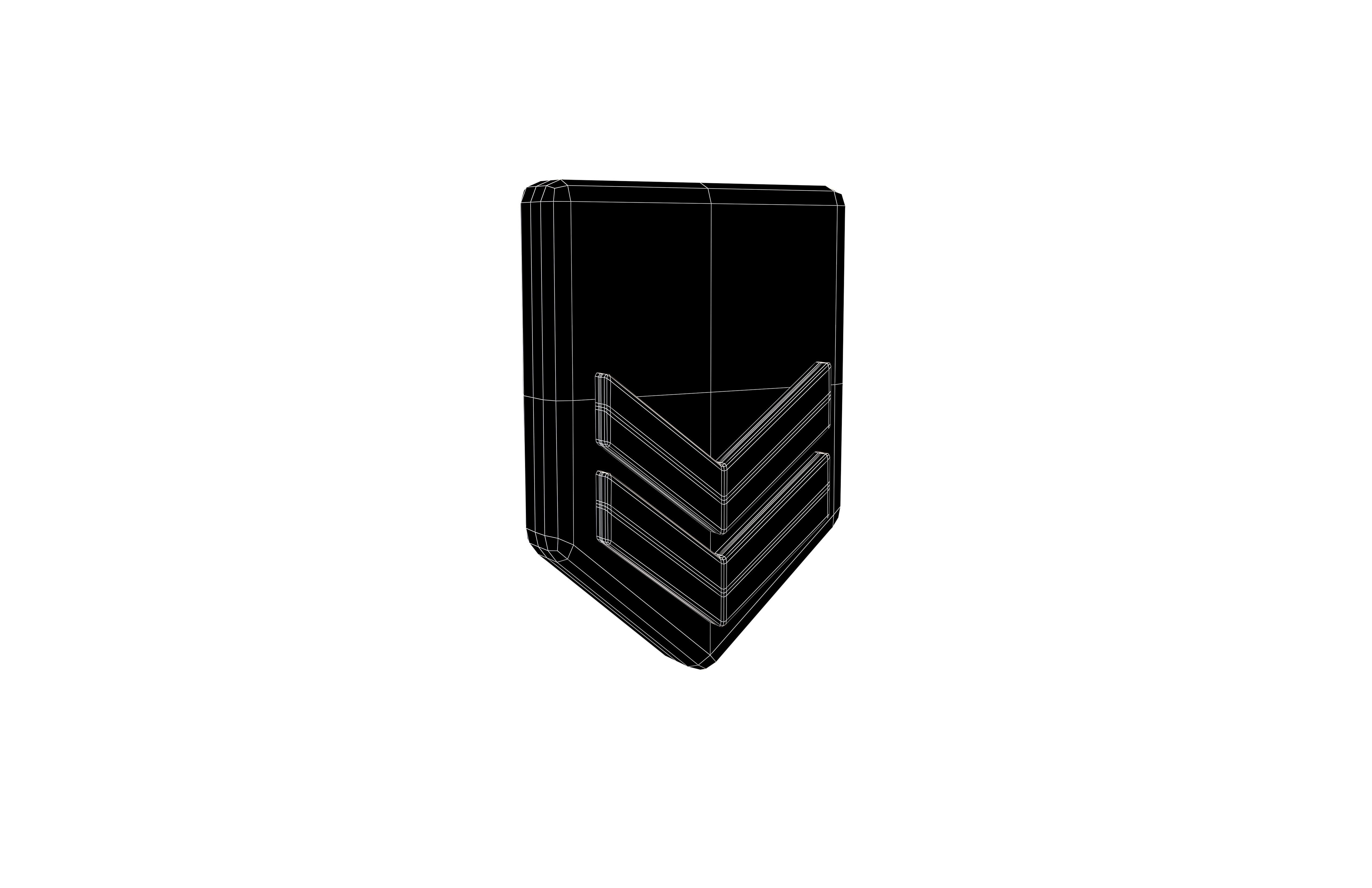 Rank Medal v3 006 Low-poly 3D model_4