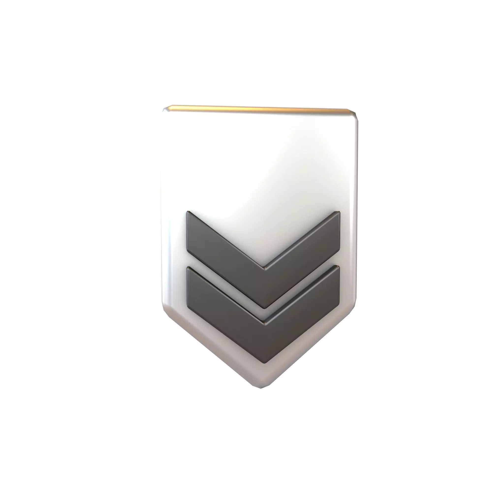 Rank Medal v3 007 Low-poly 3D model