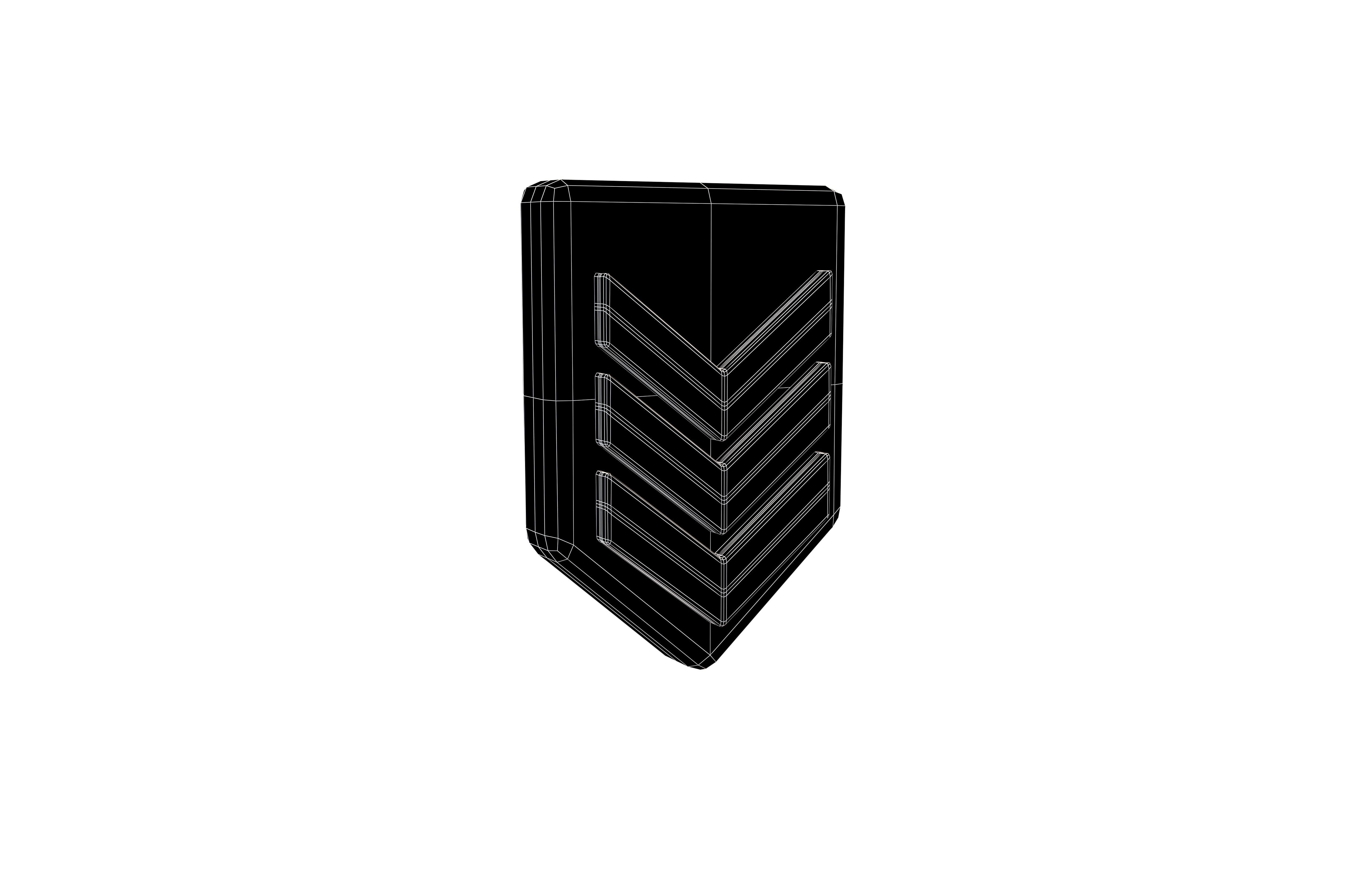 Rank Medal v4 002 Low-poly 3D model_7