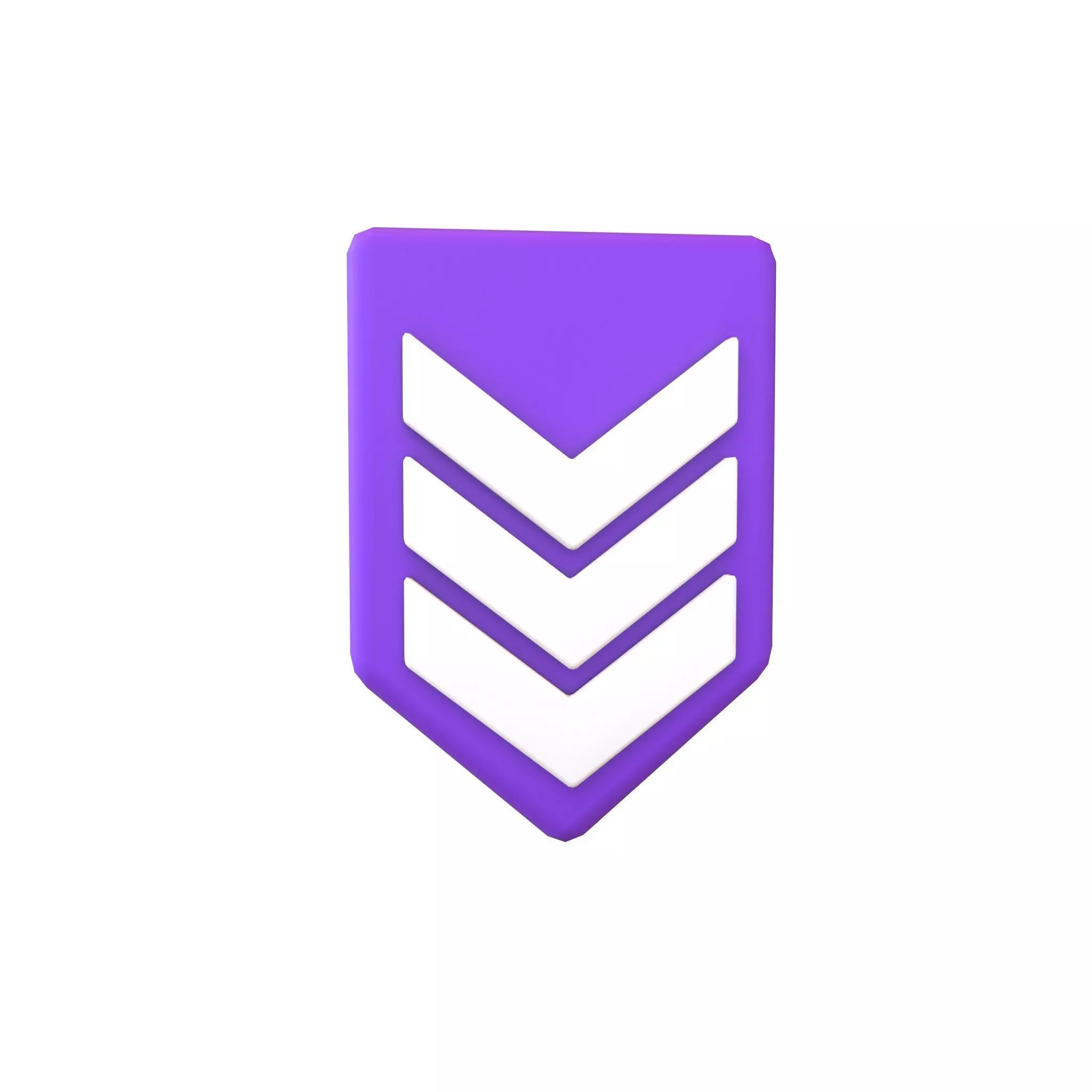 Rank Medal v4 004 Low-poly 3D model