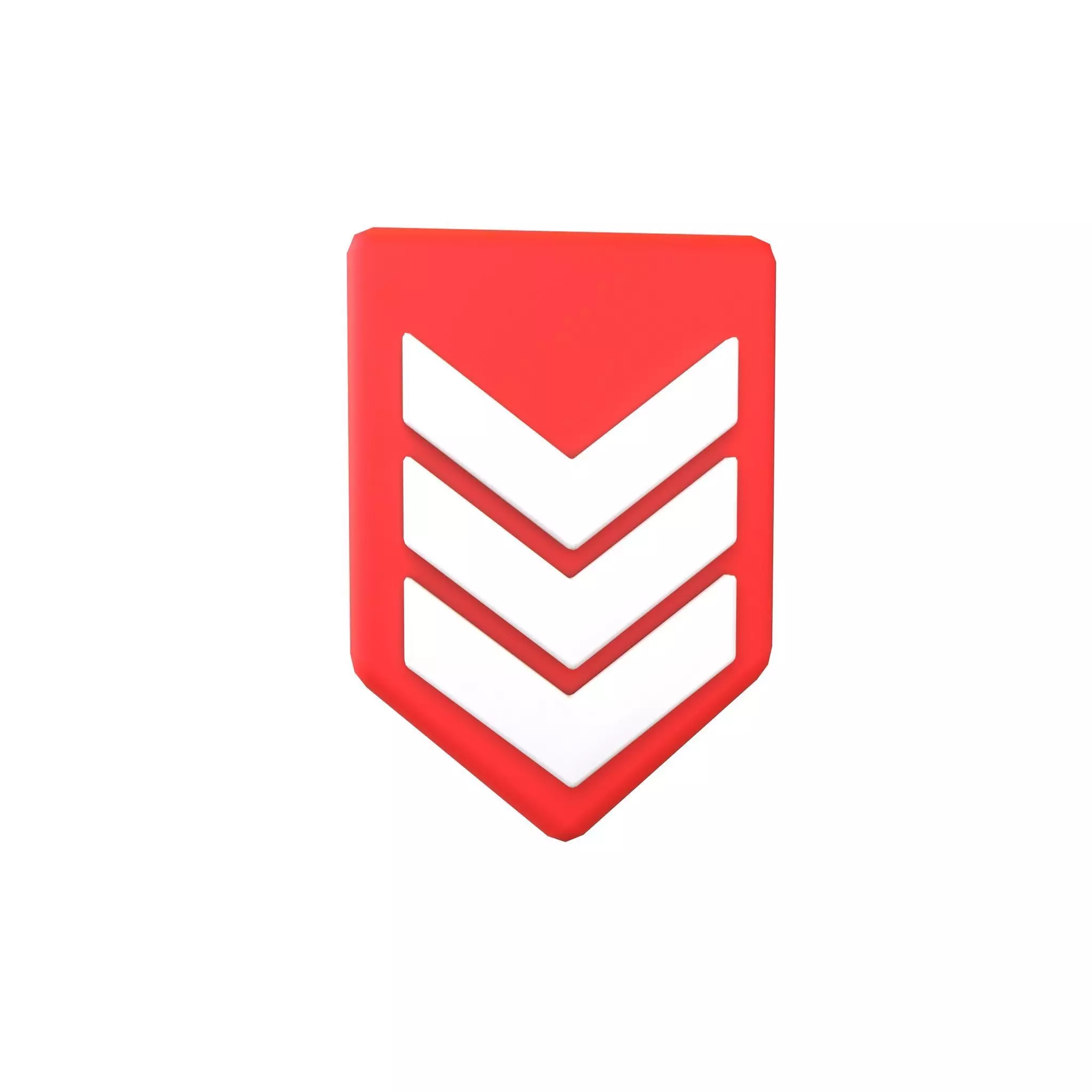 Rank Medal v4 006 Low-poly 3D model